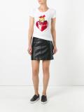 sequinned heart T-shirt