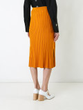knitted pleated skirt 
