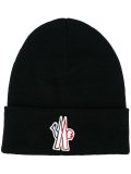 logo plaque beanie