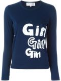'Girl'长袖T恤