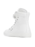 silver-tone eyelets detailing hi-tops