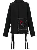 flaming cross hoodie