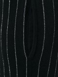 pinstripe knit trousers