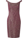 off the shoulder jacquard Mila dress