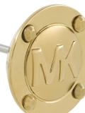 logo embossed earrings
