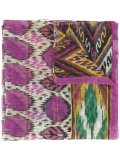 ikat print scarf