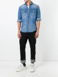 patch pocket denim shirt