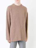 big ribbed jumper