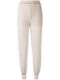 knitted tapered trousers 