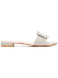 embellished mules