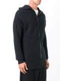 roll neck zipped cardigan