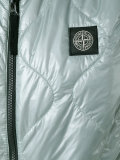 quilted zip gilet 