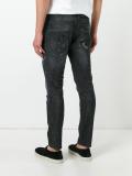 Skater whiskered microstudded jeans