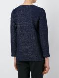 metallic effect sweatshirt