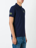 chest print polo shirt