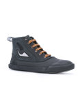 paneled hi-top sneakers