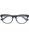 classic square frame glasses