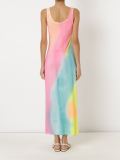 embellished neck long dress