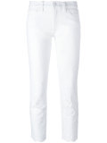embroidered cropped trousers 