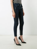 fold-over waist cropped jeans