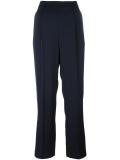 pleated tailored trousers