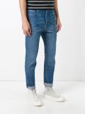 stonewashed dropped crotch jeans 
