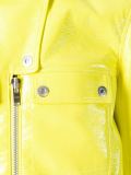 varnished biker jacket 