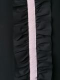 ruffled placket & collar shirt