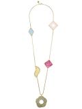 geometric long necklace
