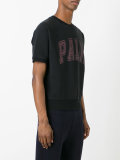 palm slogan crop T-shirt 