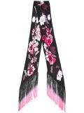 flora skinny fringed scarf