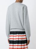 sequined keychain logo sweatshirt