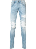 distressed skinny jeans