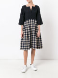 checked dress