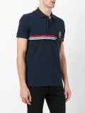 Superman patch polo shirt