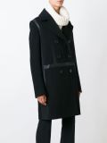 contrast panel coat