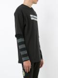 long sleeve layered T-shirt