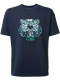 tiger-print T-shirt
