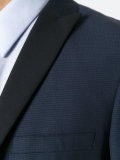 contrast lapel suit
