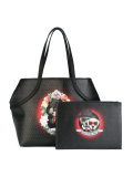 dogs print tote bag 