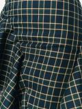 check print ruffle skirt