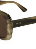 oversize line detail sunglasses