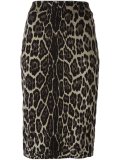 animal print pencil skirt