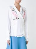 长袖和服衣领罩衫