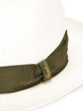 khaki band trilby hat 