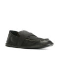 contrast stitch loafers