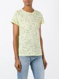 splatter print T-shirt