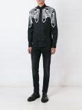 geometric print shirt