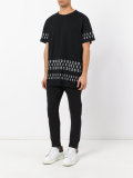 geometric print T-shirt