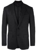 quilted inset blazer